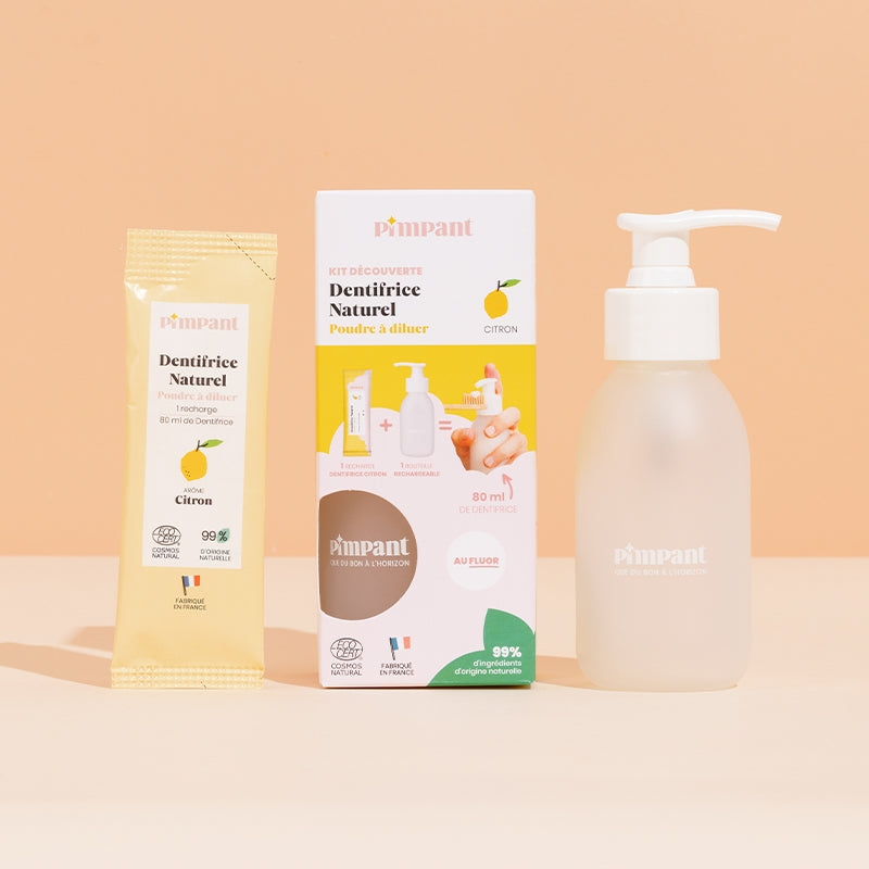 Kit découverte dentifrice citron avec fluor