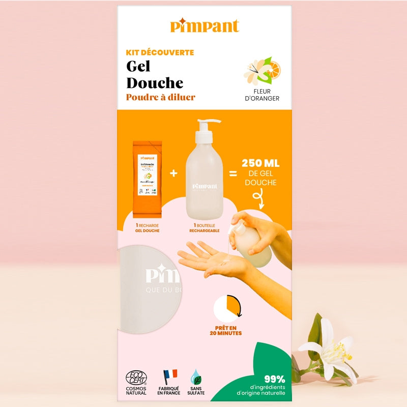 Kit découverte gel douche fleur d'oranger