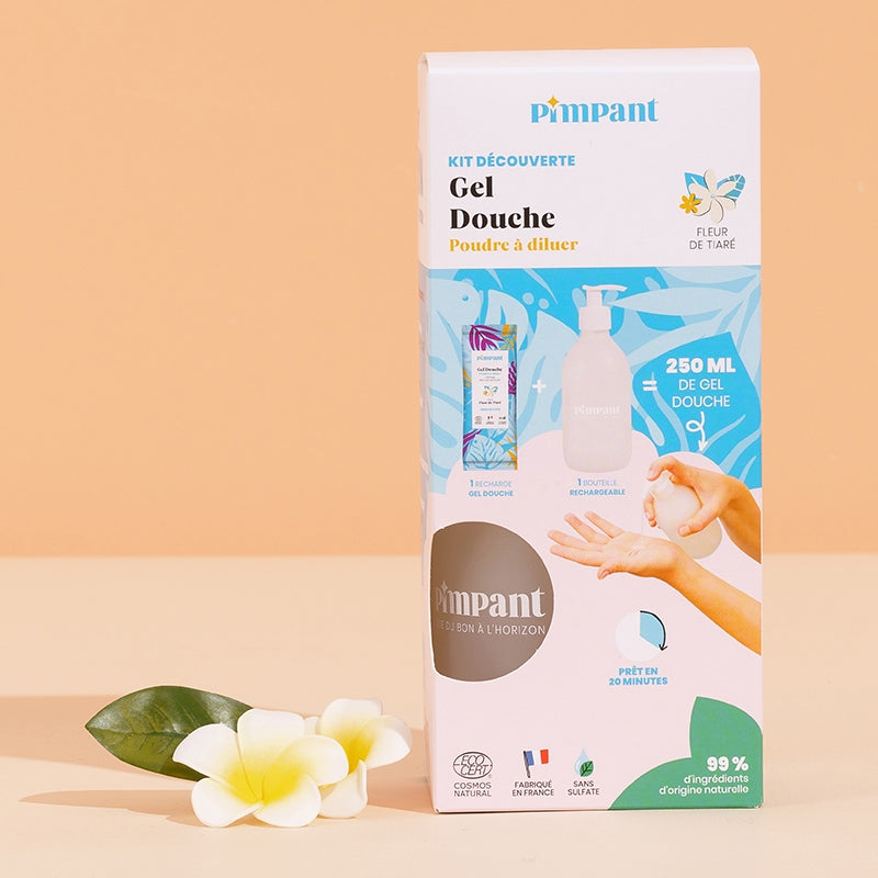 Kit découverte gel douche fleur de tiaré