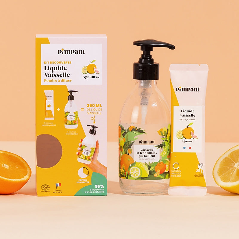 Pimpant Citrus Geschirrspülmittel-Entdeckungsset