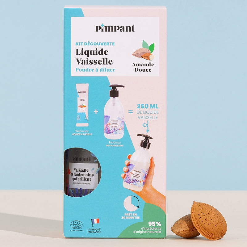 Sweet Almond Geschirrspülmittel-Entdeckungsset - Pimpant