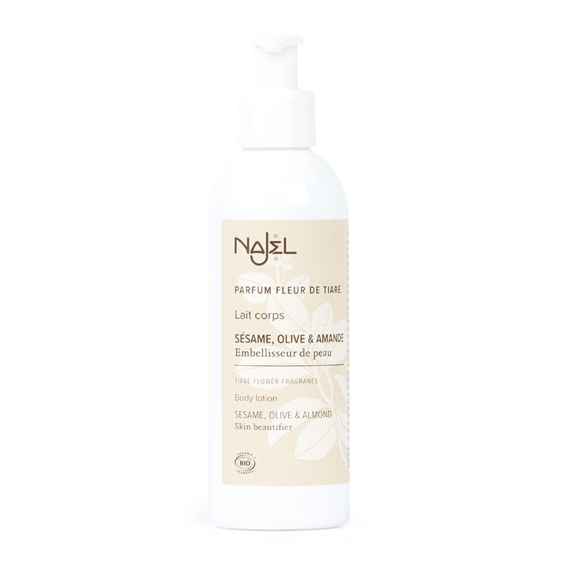 Lait corps BIO - embelisseur de peau - fleur de tiaré