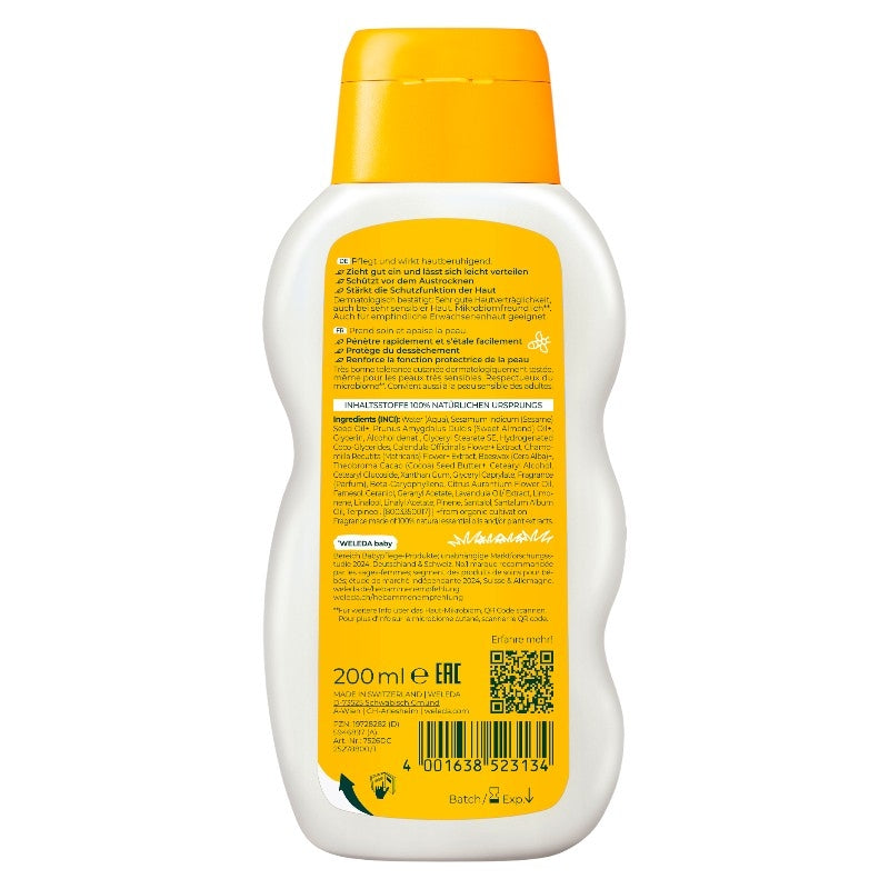 Baby Feuchtigkeits-Körpermilch Calendula BIO
