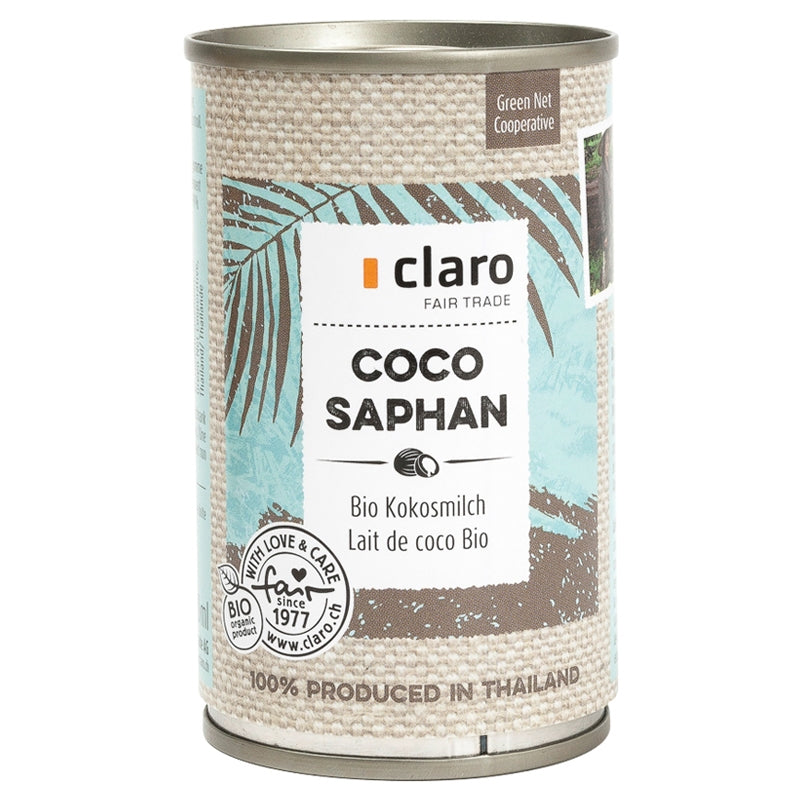 Claro - Lait de coco BIO Coco Saphan 160ml