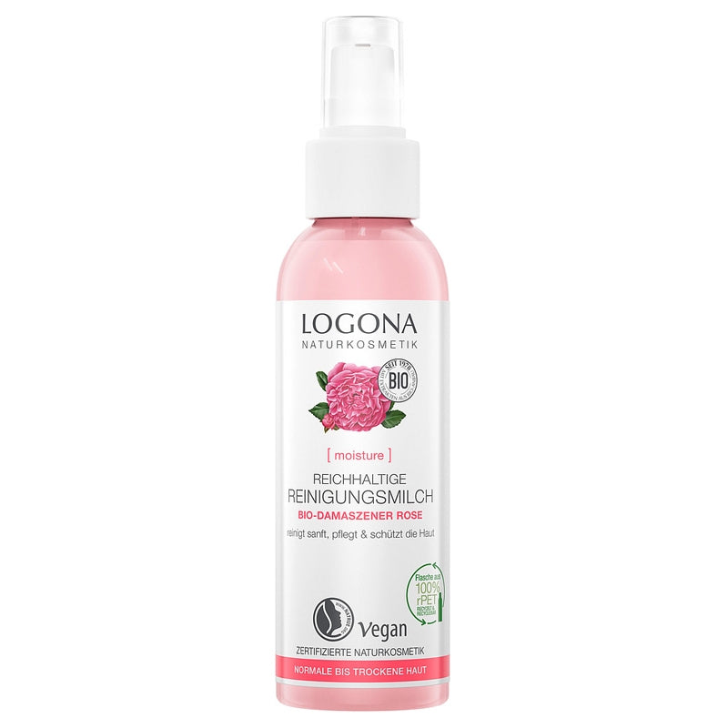 Lait nettoyant riche BIO rose de Damas
