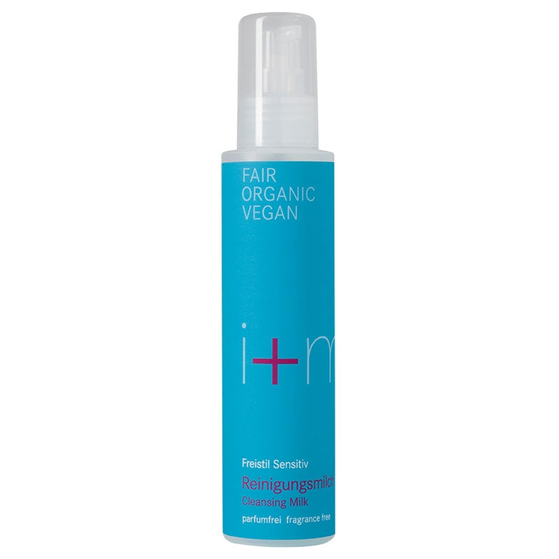 i+m Naturkosmetik Berlin - Reinigungsmilch ohne Parfüm Jojoba, Mandel & Aloe Vera BIO 150ml