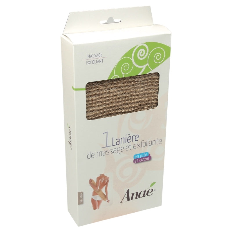 Anaé - Lanière de massage & exfoliante en jute & coton BIO