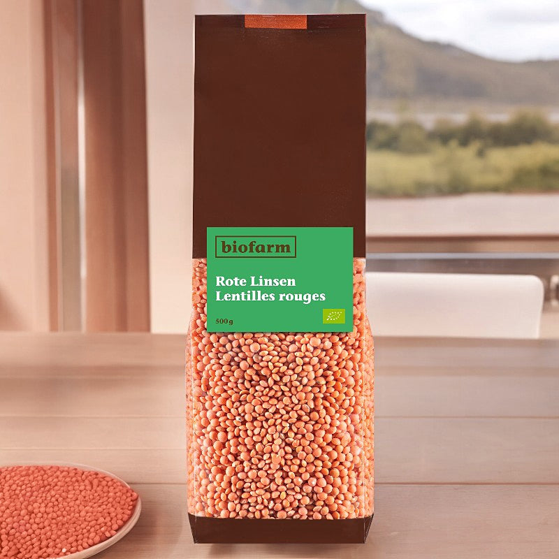 Biofarm - Lentilles rouges BIO 500g