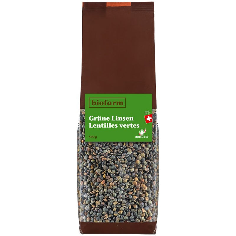 Biofarm - Bio-Schweizer grüne Linsen 500g