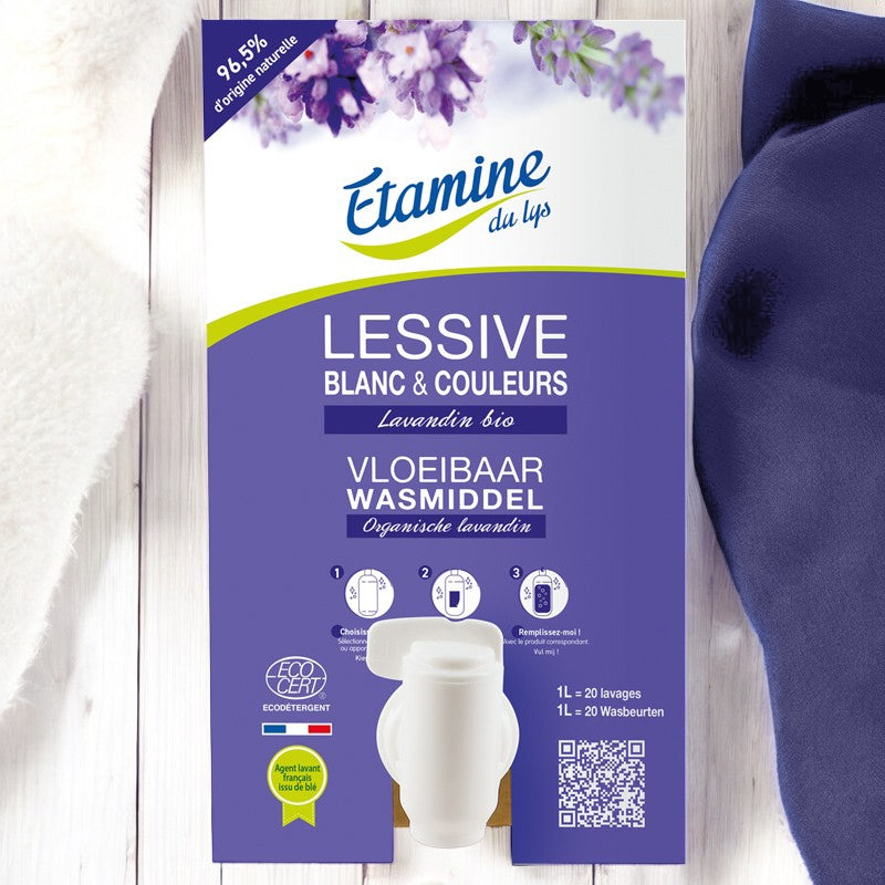Etamine du Lys - Lessive liquide écologique lavandin 10kg
