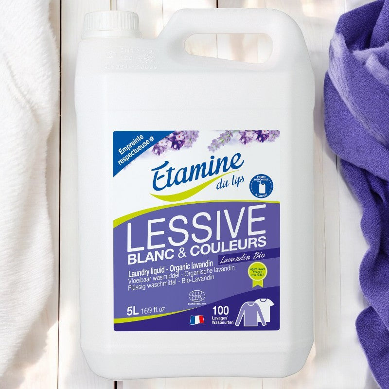 Etamine du Lys - Lessive liquide écologique lavandin 5l