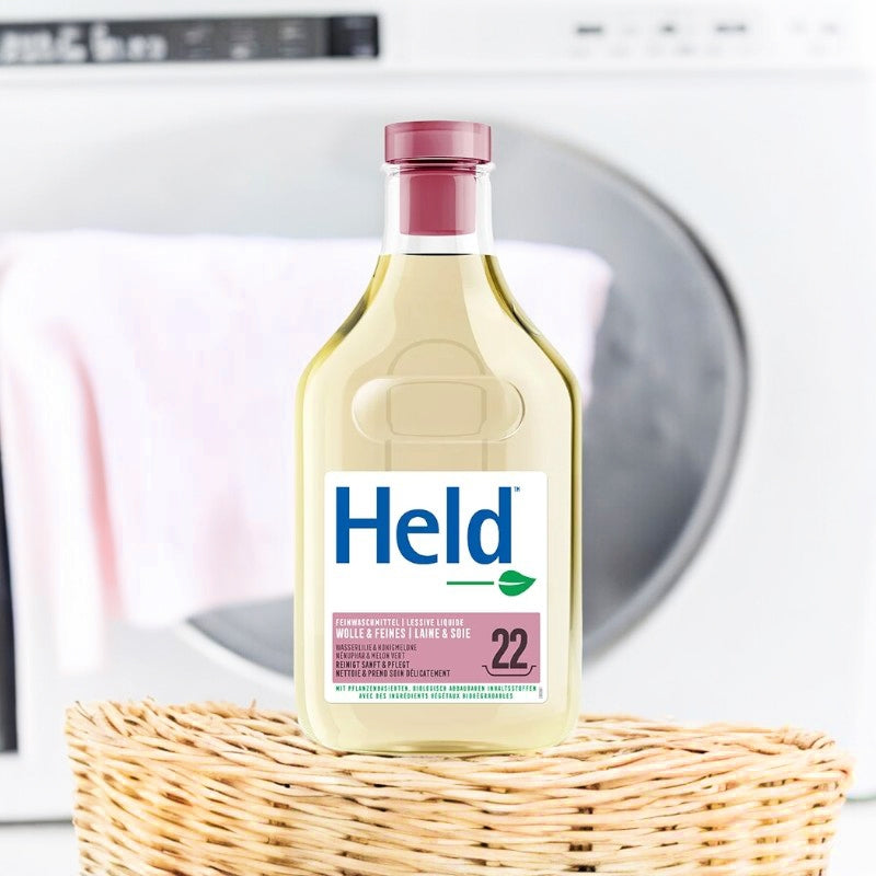 Held - Lessive laine & soie nénuphar & melon vert 1l