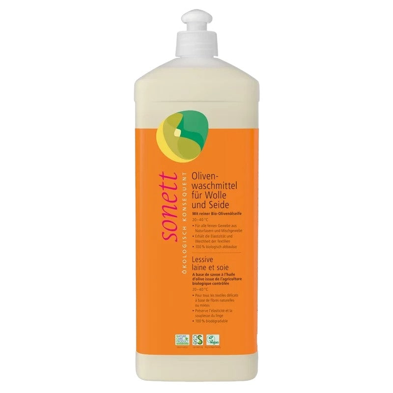 Lessive laine & soie olive & lavande ECO 1l - Sonett