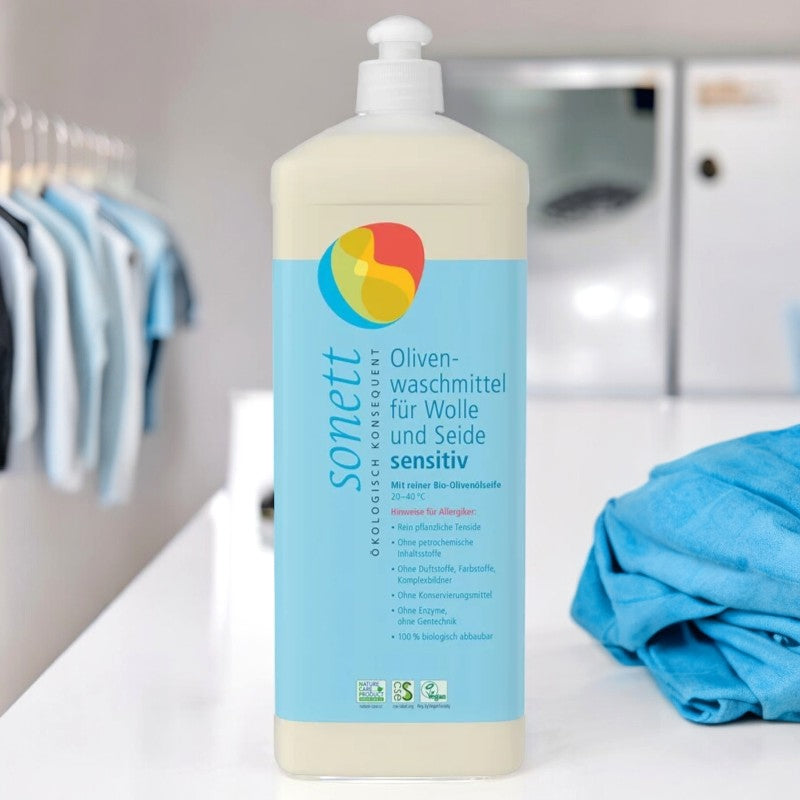 Lessive laine & soie sensitive sans parfum ECO 1l - Sonett