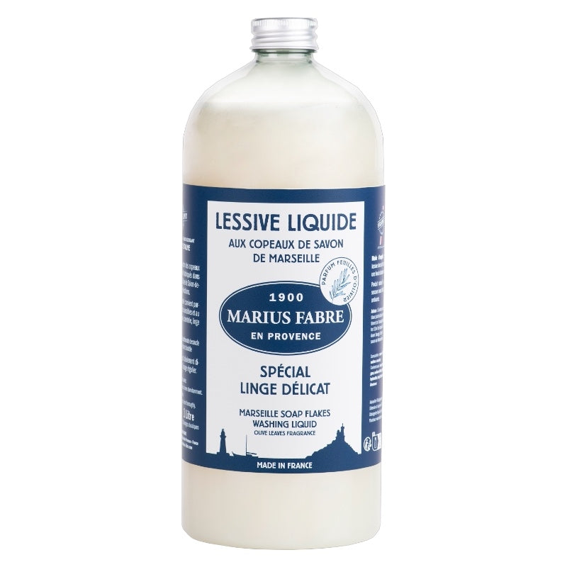 Lessive linge délicat savon de Marseille & olivier 1l - Marius Fabre