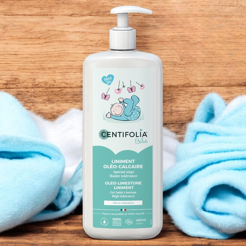 Centifolia - Liniment oléo-calcaire bébé BIO aloe vera 485ml