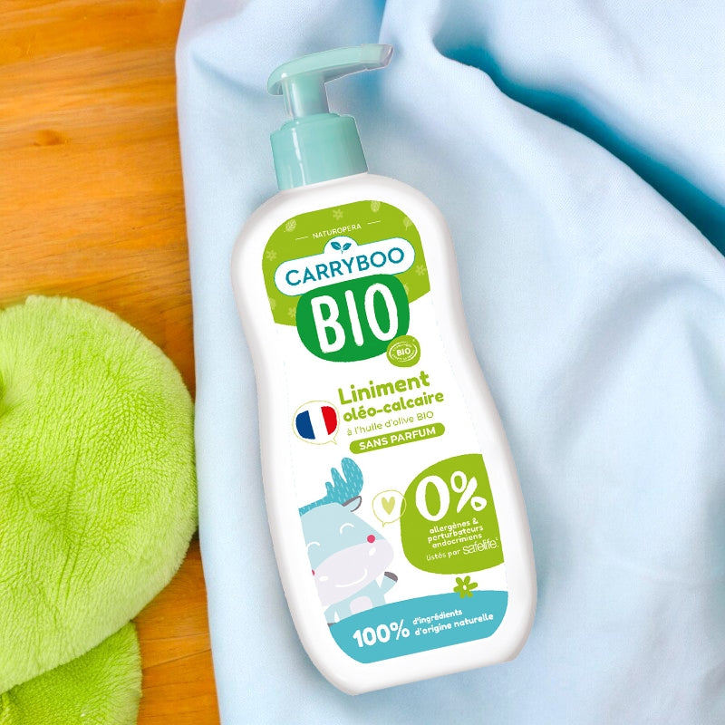 Carryboo - Liniment oléocalcaire BIO olive 450ml