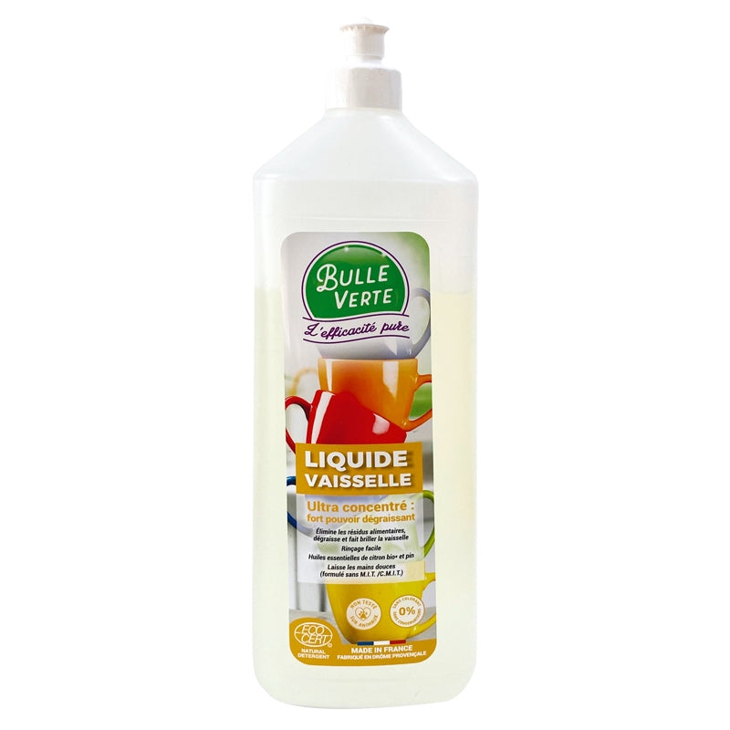 Bulle Verte - Liquide vaisselle citron & pin ECO - 1l