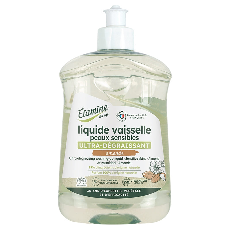 Etamine du Lys - Entfettendes Geschirrspülmittel für empfindliche Haut, Mandelduft 500ml
