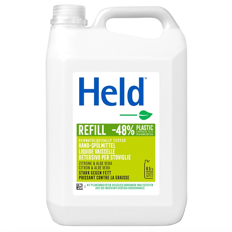 Held - Umweltfreundliches Geschirrspülmittel mit Zitrone und Aloe Vera