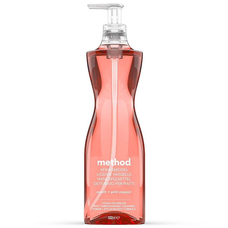 Umweltfreundliches Geschirrspülmittel Pfirsich & rosa Pfeffer - 532 ml - Method