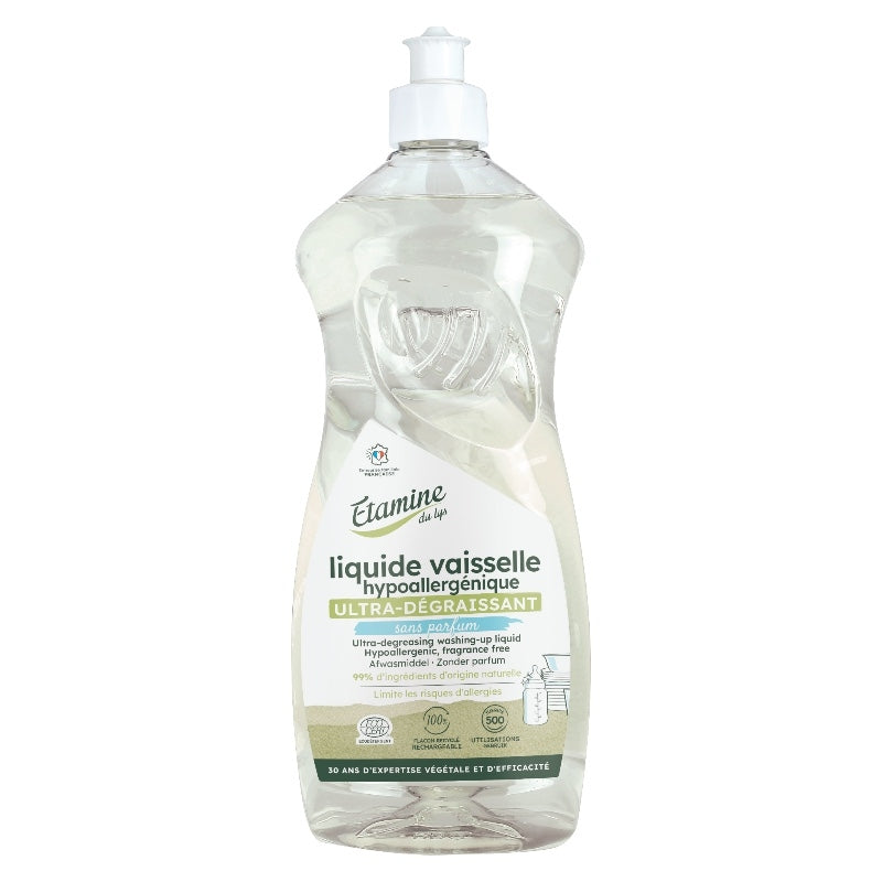 Etamine du Lys - Ultra-entfettendes, hypoallergenes Geschirrspülmittel 1l