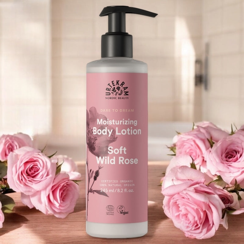 Lotion corporelle hydratante BIO - rose
