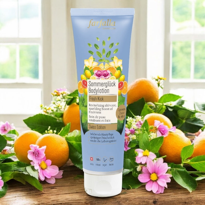 Farfalla - Körperlotion Sommergenuss Minze BIO 150ml
