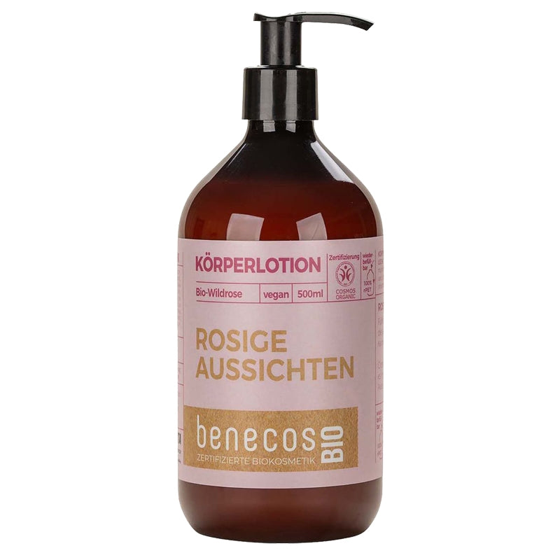 Benecos - Lotion corporelle rose sauvage BIO 500ml