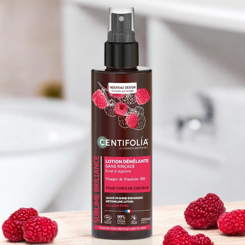 Centifolia - Entwirrungsspray ohne Ausspülen Himbeeressig BIO 200ml