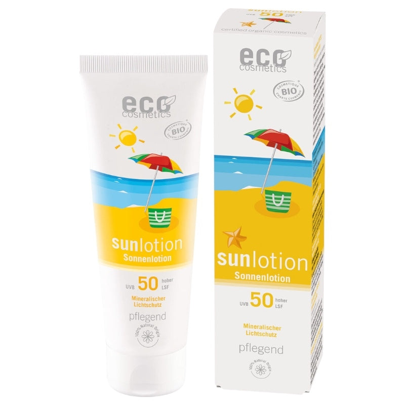 Eco Cosmetics - Lotion solaire visage & corps BIO IP 50 argousier 125ml