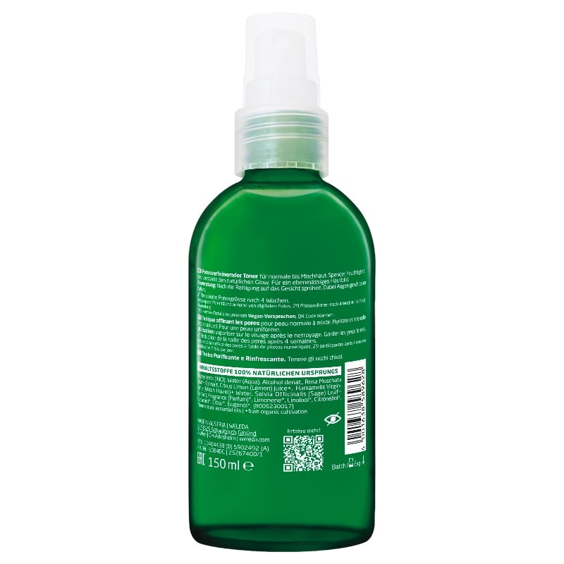 Lotion tonique affinante hamamélis & sauge BIO
