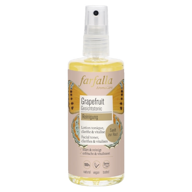 Farfalla - Klärendes & vitalisierendes Gesichtswasser Grapefruit BIO 100ml