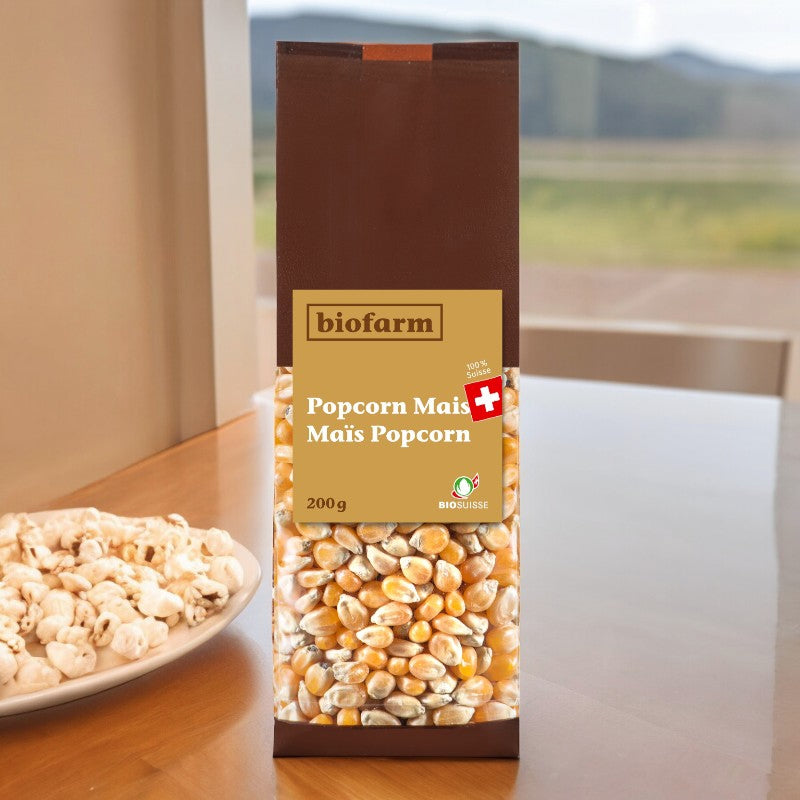 Biofarm - Maïs pour popcorn suisse BIO 200g
