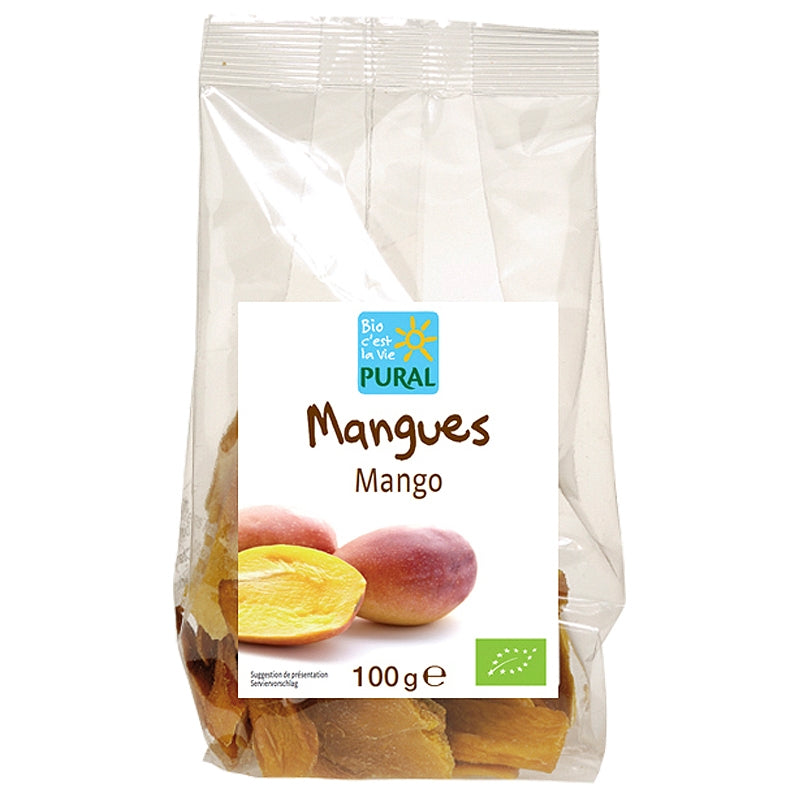 Bio-Trockenmangos - 100 g - Pural