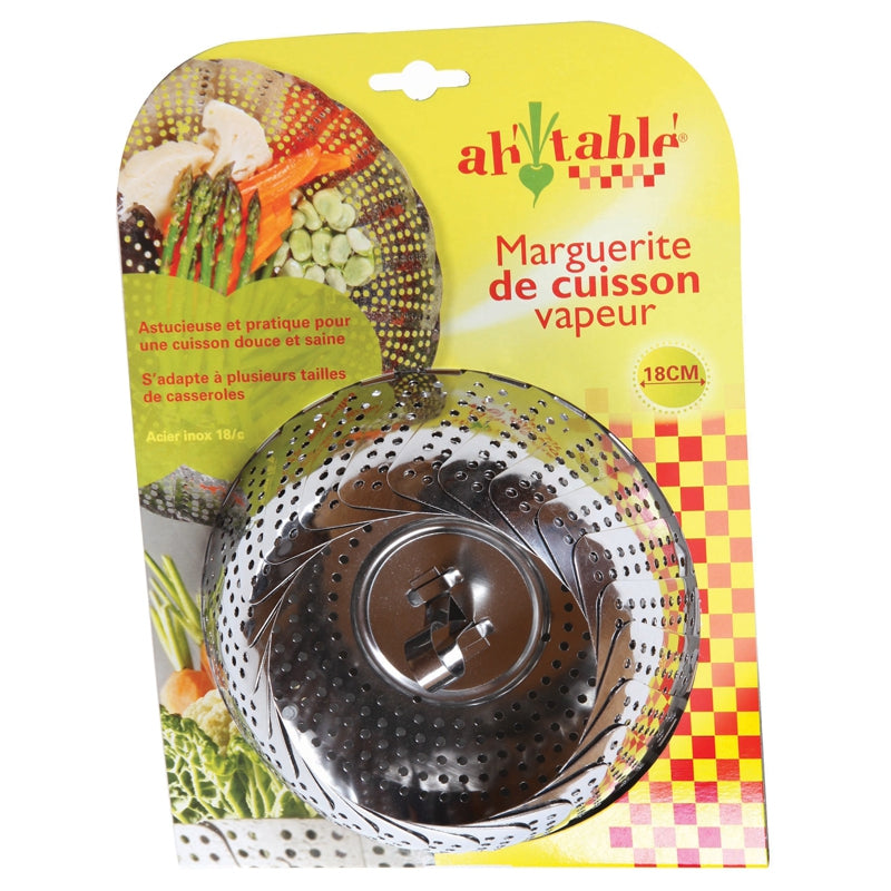 Ah Table ! - Marguerite de cuisson vapeur en inox 18 cm