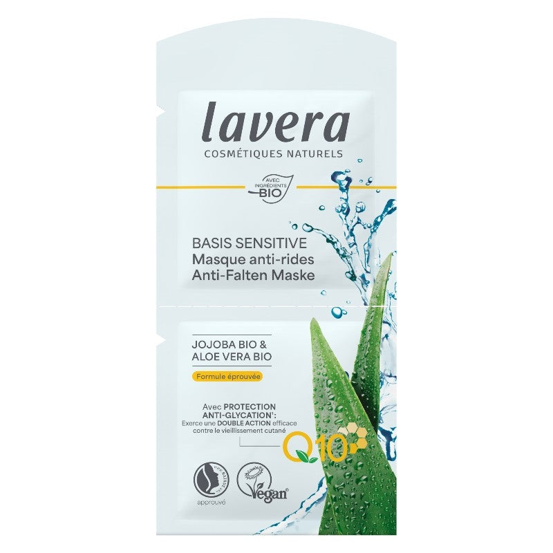 Lavera - Anti-Falten Maske Q10 Aloe Vera & Jojoba BIO 10ml