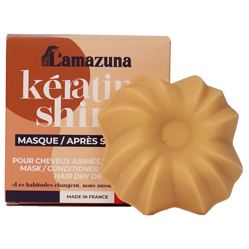 Feste Haarmaske & Conditioner mit pflanzlichem Keratin BIO
