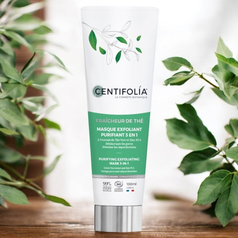 Centifolia - Reinigende, exfolierende & klärende Maske Grüner Tee BIO 100ml