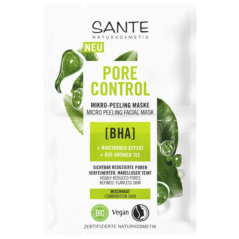 Masque micro peeling Pore Control BIO BHA & thé vert