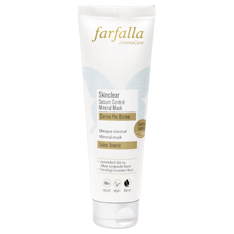 Farfalla - Masque minéral BIO argile verte & tea tree 50ml