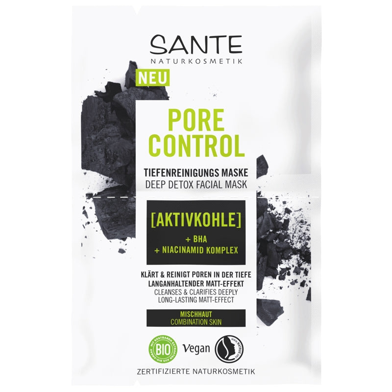 Masque purifiant Pore Control BIO charbon actif & BHA