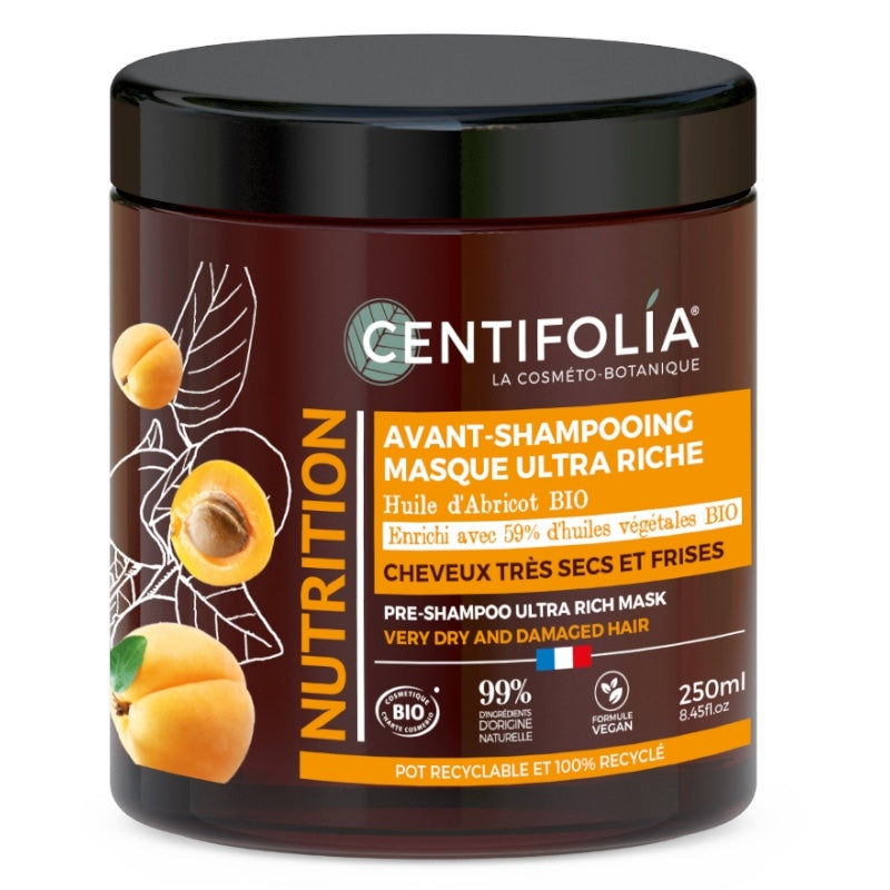 Centifolia - Masque richesse extrême multi-usages BIO abricot 250ml