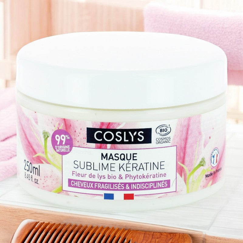 Coslys - Masque sublime kératine BIO phytokératine & lys 250ml