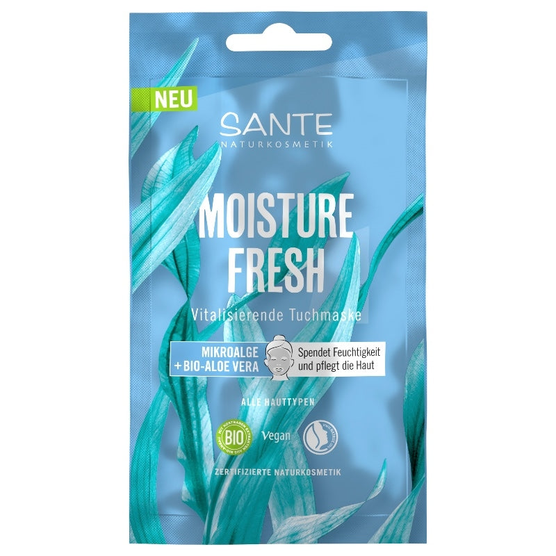 Feuchtigkeitsspendende Gesichtsmaske Mikroalgen & Aloe Vera BIO