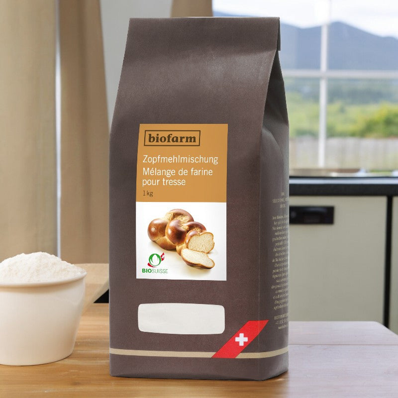 Biofarm - Mélange de farine pour tresse suisse BIO 1kg