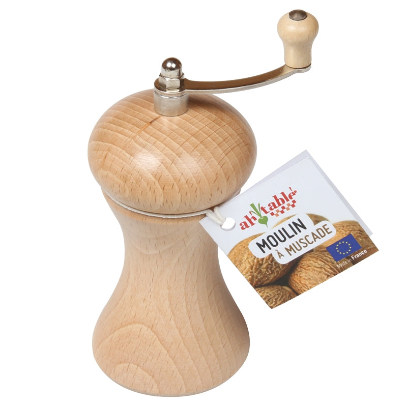 Ah Table ! - Moulin à muscade en bois et acier