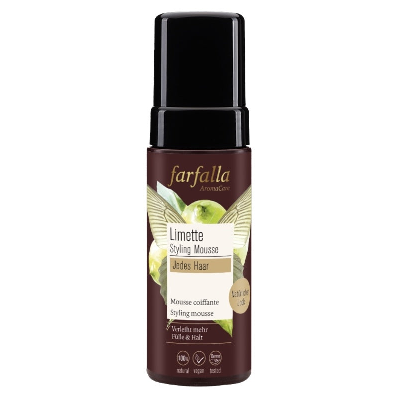 Farfalla - Mousse coiffante délicate BIO limette 150ml