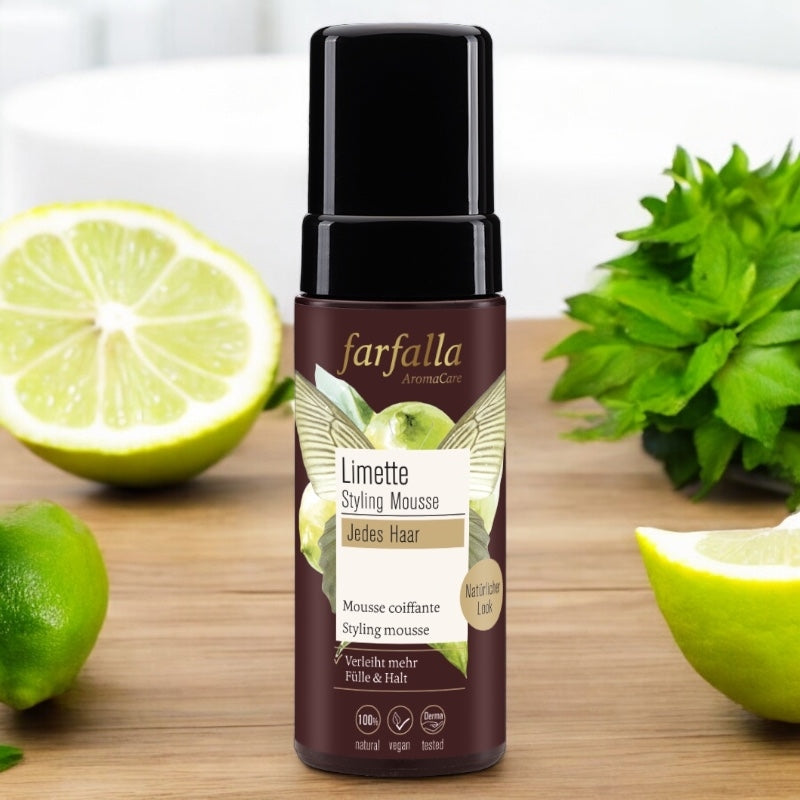 Farfalla - Mousse coiffante délicate BIO limette 150ml