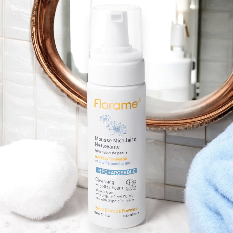 Florame - Mousse micellaire nettoyante BIO camomille 150ml